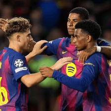 Beim 6:1-Heimsieg Barcelonas glänzte Fermins Hattrick