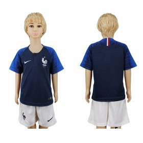 Günstige Fußballtrikots Frankreich Kinder Heimtrikot WM 2018