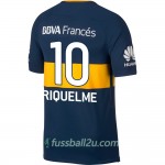Günstige Fußballtrikots Boca Juniors Riquelme Heimtrikot 2017/18 Kurzarm