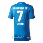 Günstige Fußballtrikots Hamburger SV Wood 7 Auswärtstrikot 2017/18 Kurzarm