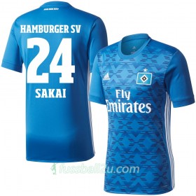 Günstige Fußballtrikots Hamburger SV Sakai 24 Auswärtstrikot 2017/18 Kurzarm