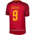 Günstige Fußballtrikots AS Roma Dzeko 9 Heimtrikot 2017/18 Kurzarm