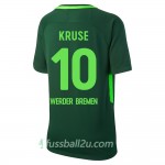 Günstige Fußballtrikots Werder Bremen Kruse 10 Heimtrikot 2017/18 Kurzarm