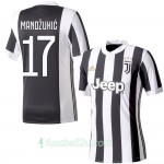 Günstige Fußballtrikots Juventus Mandzukic 17 Heimtrikot 2017/18 Kurzarm