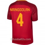Günstige Fußballtrikots AS Roma Nainggolan 4 Heimtrikot 2017/18 Kurzarm