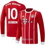 Günstige Fußballtrikots FC Bayern München Robben 10 Heimtrikot 2017/18 Langarm