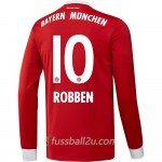 Günstige Fußballtrikots FC Bayern München Robben 10 Heimtrikot 2017/18 Langarm