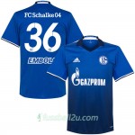 Günstige Fußballtrikots Schalke 04 Embolo 36 Heimtrikot 2017/18 Kurzarm