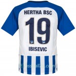 Günstige Fußballtrikots Hertha BSC Ibisevic 19 Heimtrikot 2017/18 Kurzarm