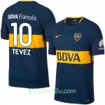 Günstige Fußballtrikots Boca Juniors Tevez Heimtrikot 2017/18 Kurzarm