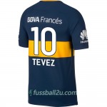Günstige Fußballtrikots Boca Juniors Tevez Heimtrikot 2017/18 Kurzarm