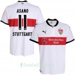Günstige Fußballtrikots VfB Stuttgart Asano 11 Heimtrikot 2017/18 Kurzarm