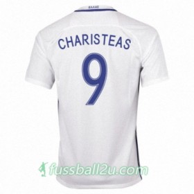 Günstige Fußballtrikots Griechenland ANGELOS CHARISTEAS Heimtrikot 2016/17 Kurzarm