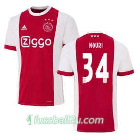 Günstige Fußballtrikots Ajax Amsterdam ABDELHAK NOURI 34 Heimtrikot 2017/18 Kurzarm