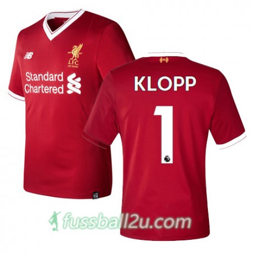Günstige Fußballtrikots Liverpool KLOPP 1 Heimtrikot 2017/18 Kurzarm Günstige Fußballtrikots Liverpool KLOPP 1 Heimtrikot 2017/18 Kurzarm