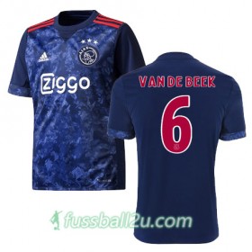 Günstige Fußballtrikots Ajax Amsterdam DONNY VAN DE BEEK 6 Auswärtstrikot 2017/18 Kurzarm