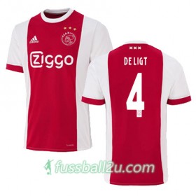 Günstige Fußballtrikots Ajax Amsterdam Matthijs de Ligt 4 Heimtrikot 2017/18 Kurzarm