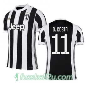 Günstige Fußballtrikots Juventus Turin Douglas Costa 11 Heimtrikot 2017/18 Kurzarm