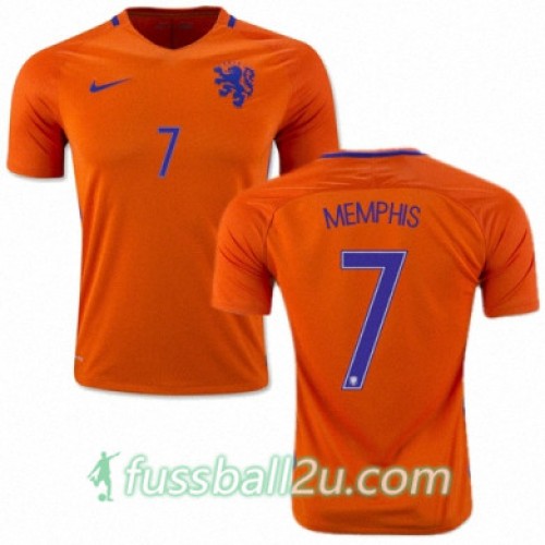 Günstige Fußballtrikots Niederlande MEMPHIS DEPAY Heimtrikot 2016/17 Kurzarm Günstige Fußballtrikots Niederlande MEMPHIS DEPAY Heimtrikot 2016/17 Kurzarm