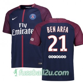 Günstige Fußballtrikots Paris SG HATEM BEN ARFA 21 Heimtrikot 2017/18 Kurzarm