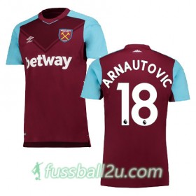 Günstige Fußballtrikots West Ham United ARNAUTOVIC Heimtrikot 2017/18 Kurzarm