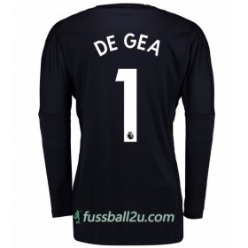Günstige Fußballtrikots Manchester United Torwart David de Gea 1 Heimtrikot 2017/18 Langarm