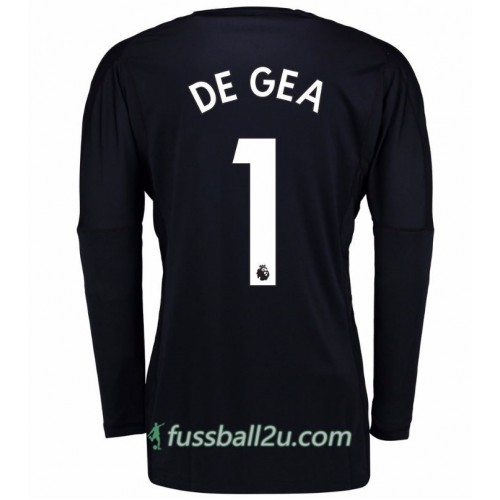 Günstige Fußballtrikots Manchester United Torwart David de Gea 1 Heimtrikot 2017/18 Langarm