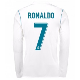 Günstige Fußballtrikots Real Madrid Cristiano Ronaldo 7 Heimtrikot 2017/18 Langarm