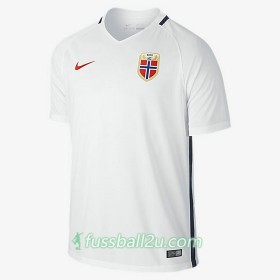 Günstige Fußballtrikots Norwegen Auswärtstrikot 2016/17 Kurzarm