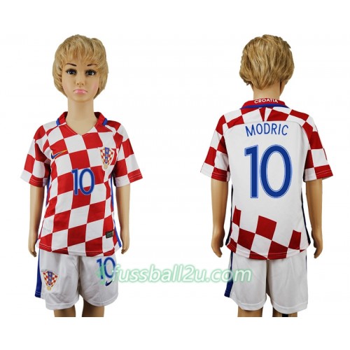 Günstige Fußballtrikots Kroatien Modric 10 Kinder Heimtrikot 2016 Kurzarm Günstige Fußballtrikots Kroatien Modric 10 Kinder Heimtrikot 2016 Kurzarm