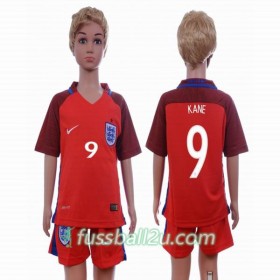 Günstige Fußballtrikots England Harry Kane 9 Kinder Auswärtstrikot 2016 Kurzarm