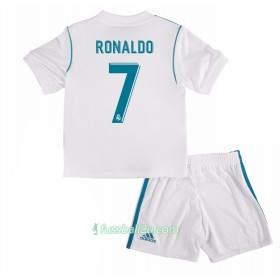 Günstige Fußballtrikots Real Madrid Cristiano Ronaldo 7 Kinder Heimtrikot 2017/18 Kurzarm