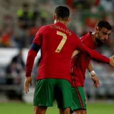 Portugal gegen Katar, BRUNO FERNANDES hat getroffen
