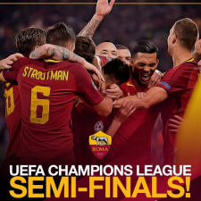 Roma zu Hause mit 3: 0, mit einer Gesamtpunktzahl von 4: 4, erzielte ein Tor aus Barcelona!