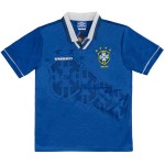 Günstige Fußballtrikots Brasilien Retro Auswärtstrikot 1994 Kurzarm