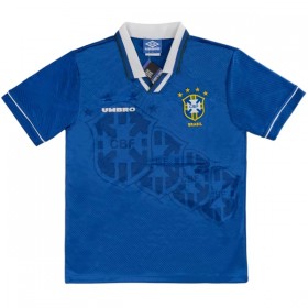 Günstige Fußballtrikots Brasilien Retro Auswärtstrikot 1994 Kurzarm