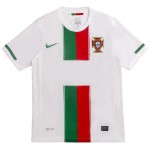 Günstige Fußballtrikots Portugal 2010 Retro Auswärtstrikot Kurzarm