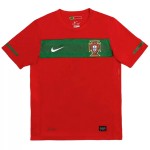 Günstige Fußballtrikots Portugal 2010 Retro Heimtrikot Kurzarm
