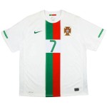 Günstige Fußballtrikots Portugal Ronaldo 7 2010 Retro Auswärtstrikot Kurzarm