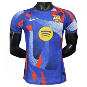 Günstige Fußballtrikots Barcelona 2025-26 Sonderausgabe Blaue Kurzarm