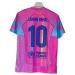 Günstige Fußballtrikots Barcelona Lamine Yamal 10 2025-26 Sonderausgabe Rote Kurzarm