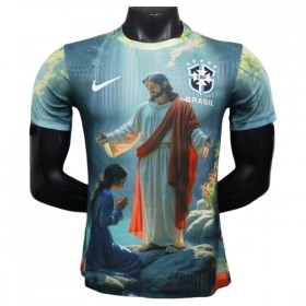Günstige Fußballtrikots Brasilien x Christ Sonderausgabe 2025 Kurzarm