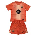 Günstige Fußballtrikots FC Barcelona Torwart Kinder 2025-26 Orange Kurzarm