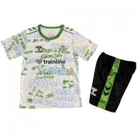 Günstige Fußballtrikots Real Betis Pre-Match Kinder 2025-26 Kurzarm