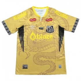 Günstige Fußballtrikots Santos FC Dragon 2025-26 Gelbe Kurzarm