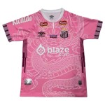 Günstige Fußballtrikots Santos FC Dragon 2025-26 Rosa Kurzarm