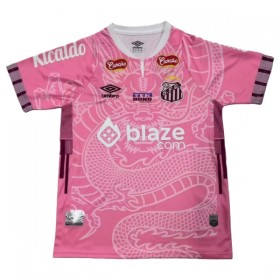 Günstige Fußballtrikots Santos FC Dragon 2025-26 Rosa Kurzarm
