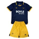 Günstige Fußballtrikots West Ham United Kinder 3rd trikot 2025-26 Kurzarm