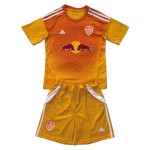 Günstige Fußballtrikots Leeds United Torwart Kinder 2025-26 Kurzarm