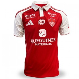 Günstige Fußballtrikots Stade Brestois Heimtrikot 2025-26 Kurzarm